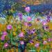 Painting Le rosier mauve  by Amblard Florence | Painting Impressionism Nature Acrylic