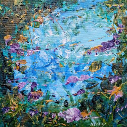 Peinture À l'orée du jardin  par Amblard Florence | Tableau Impressionnisme Acrylique Nature