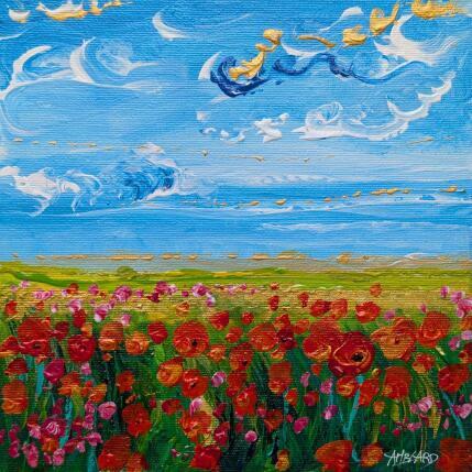 Peinture Au lever du jour  par Amblard Florence | Tableau Impressionnisme Acrylique Nature