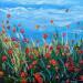 Peinture Belle fin de journée  par Amblard Florence | Tableau Impressionnisme Nature Acrylique