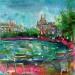 Painting In the park  by Solveiga | Painting Acrylic