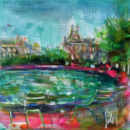 Peinture In the park par Solveiga | Tableau Acrylique