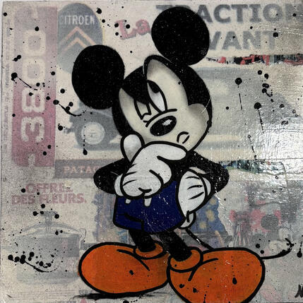 Peinture Peut-être par Marie G.  | Tableau Pop-art Acrylique, Collage Icones Pop