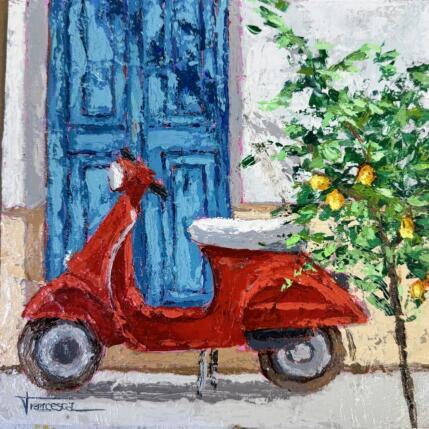 Peinture F3 No Name 10044-10396-20250527-11 par Escobar Francesca | Tableau Figuratif Acrylique, Bois Urbain