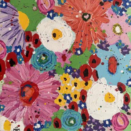 Peinture ECLOSION par Mam | Tableau Pop-art Acrylique Nature, Natures mortes, Paysages