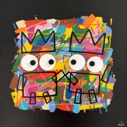 Peinture TWO POTES par Mam | Tableau Street Art Acrylique Icones Pop, Minimaliste, Scènes de vie