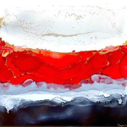 Painting Poésie Florale 2492 by Depaire Silvia | Painting Abstract Acrylic Landscapes