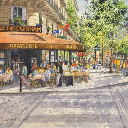 Peinture Le twickenham par Decoudun Jean charles | Tableau Figuratif Aquarelle Urbain