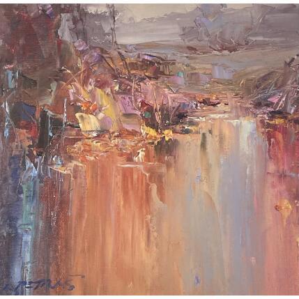 Peinture Water Silence par Petras Ivica | Tableau Figuratif Huile Paysages