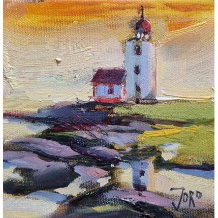 Painting Phares du Saint-Laurent by Joro | Painting Figurative Oil Urban