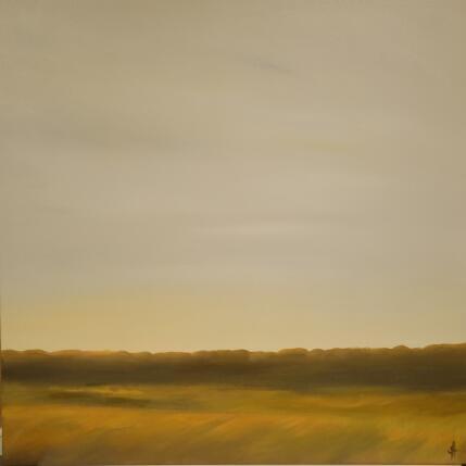 Painting WHERE THE LIGHT BREAKS THROUGH  by Herz Svenja | Painting Impressionism Acrylic Landscapes