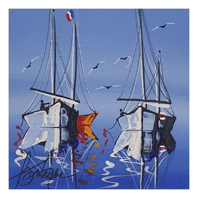 Peinture A notre rencontre par Fonteyne David | Tableau Figuratif Acrylique