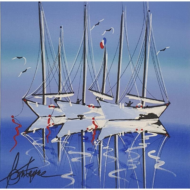 Painting De côté by Fonteyne David | Painting Figurative Acrylic