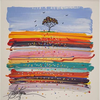 Peinture Les chemins en couleur par Fonteyne David | Tableau Figuratif Acrylique