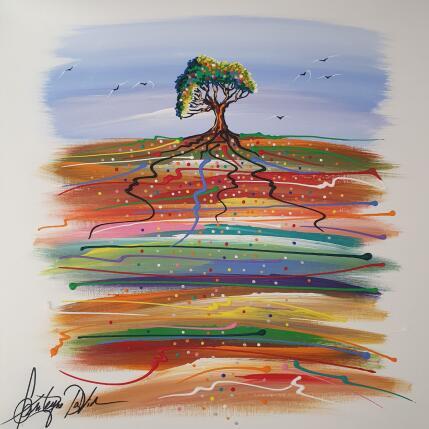 Peinture Les marches du Sacré par Fonteyne David | Tableau Figuratif Acrylique