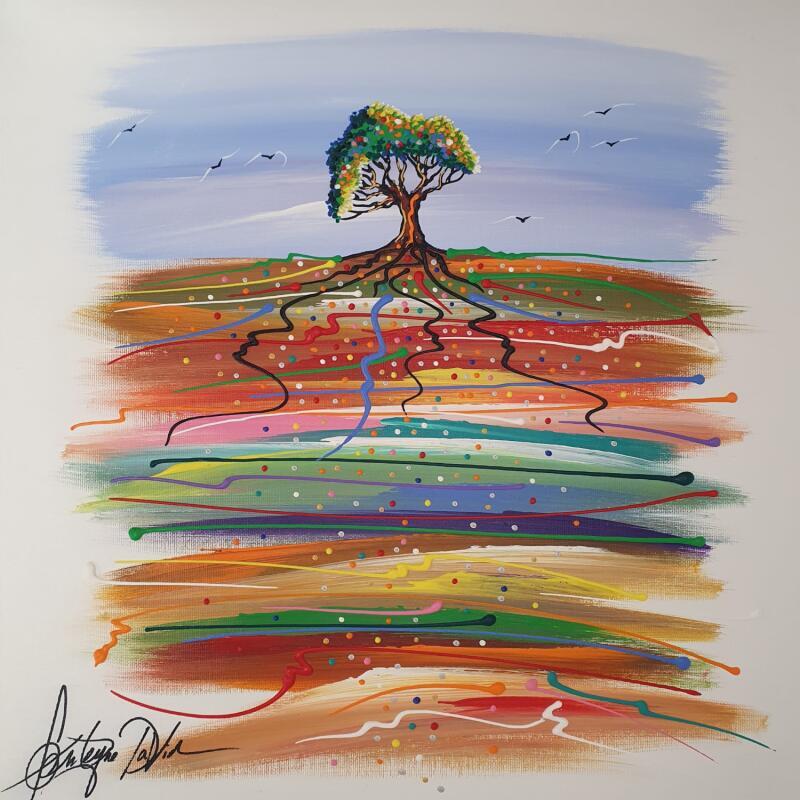 Peinture Les marches du Sacré par Fonteyne David | Tableau Figuratif Acrylique