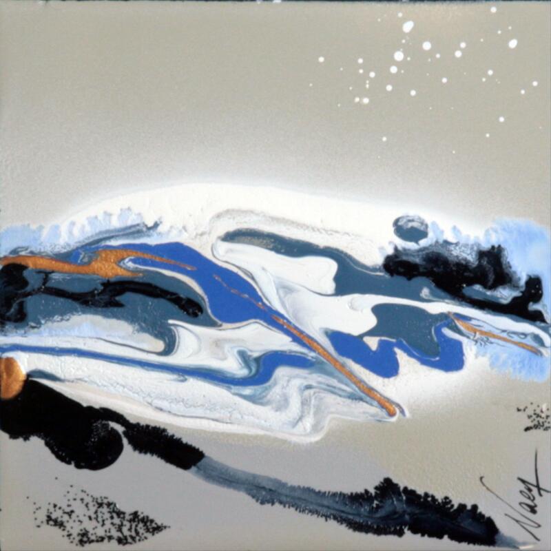 Pintura C 3430 por Naen | Pintura Abstracto Acrílico Ink