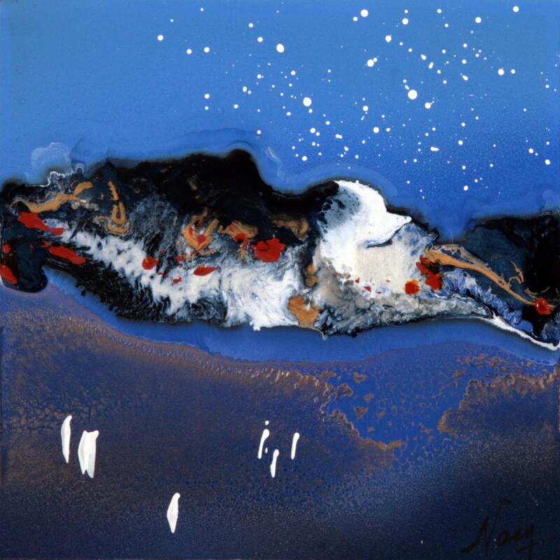 Pintura C 2792 por Naen | Pintura Abstracto Acrílico Ink