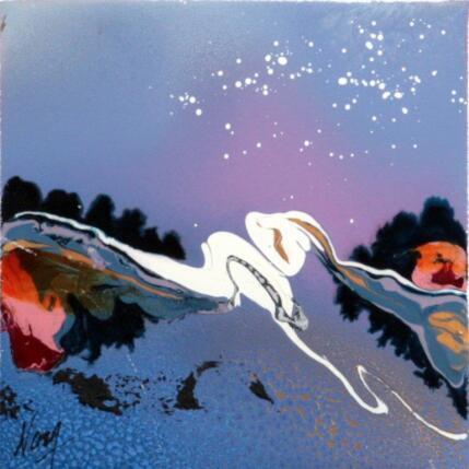 Peinture C 3378 par Naen | Tableau Abstrait Acrylique, Encre