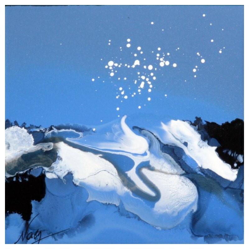 Painting C 3700 by Naen | Painting Abstract Acrylic Ink