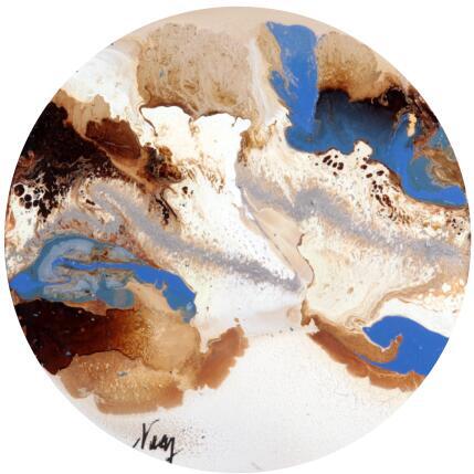Peinture C 3610 par Naen | Tableau Abstrait Acrylique, Encre