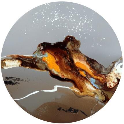 Peinture C 3608 par Naen | Tableau Abstrait Acrylique, Encre