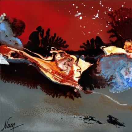 Peinture C 3550 par Naen | Tableau Abstrait Acrylique, Encre