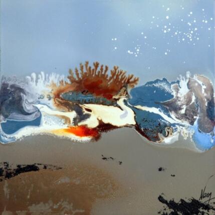 Peinture C 3630 par Naen | Tableau Abstrait Acrylique, Encre