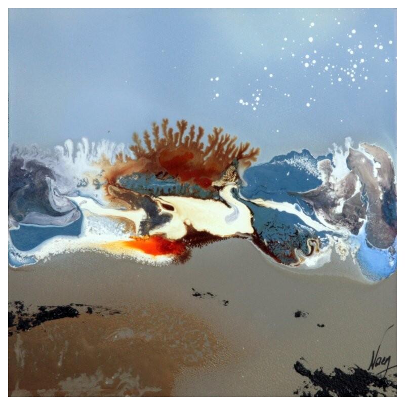 Gemälde C 3630 von Naen | Gemälde Abstrakt Acryl Tinte