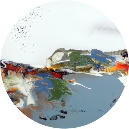 Peinture C 2924 par Naen | Tableau Abstrait Acrylique, Encre