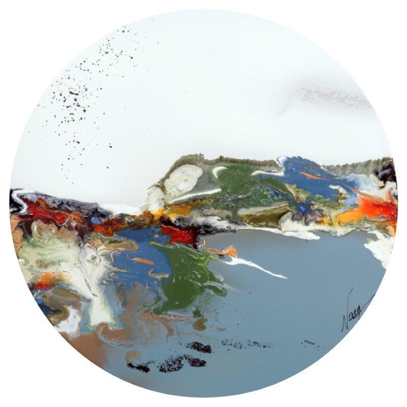 Gemälde C 2924 von Naen | Gemälde Abstrakt Acryl Tinte