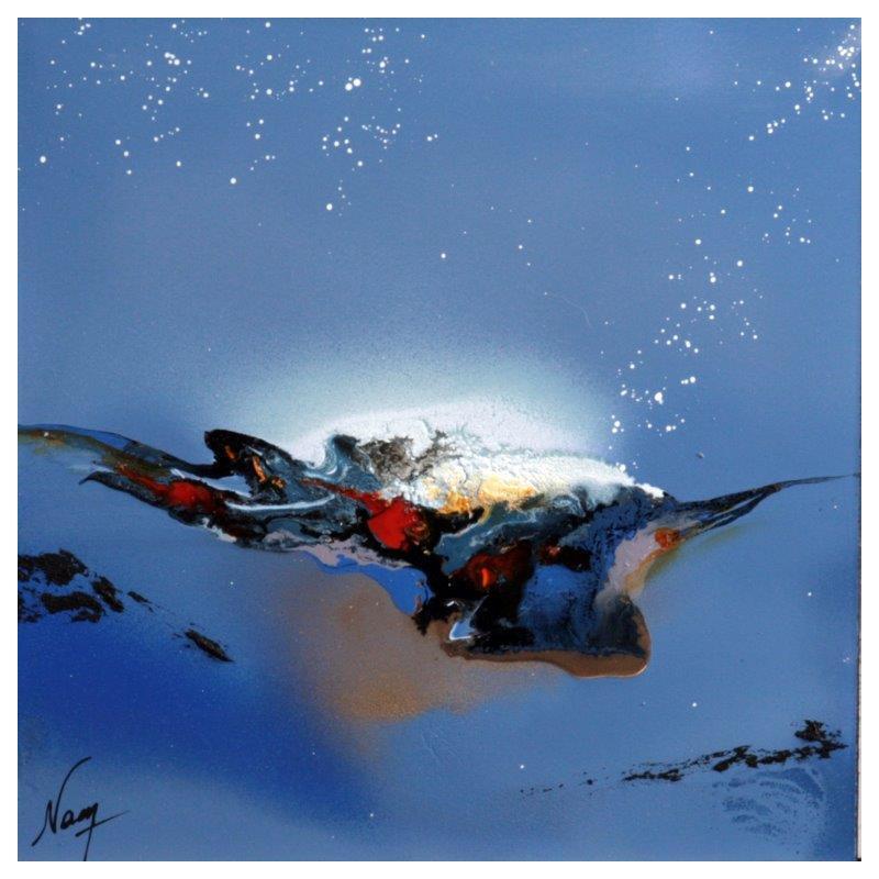 Painting C 2997 by Naen | Painting Abstract Acrylic Ink