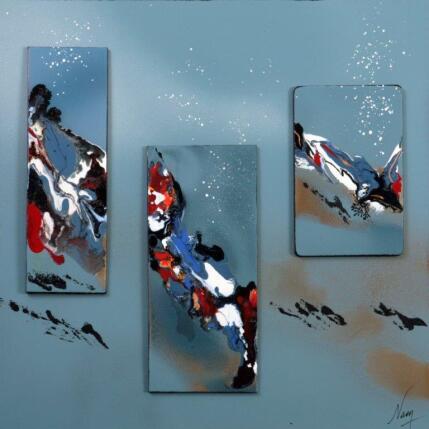 Peinture C 3266 par Naen | Tableau Abstrait Acrylique, Encre