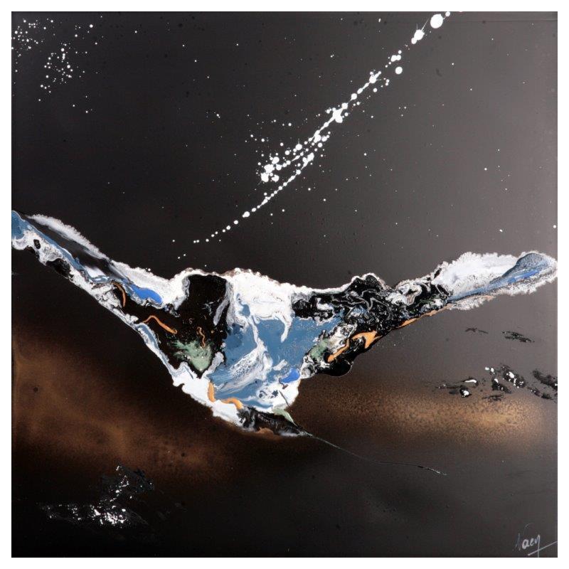 Gemälde C 2921 von Naen | Gemälde Abstrakt Acryl Tinte