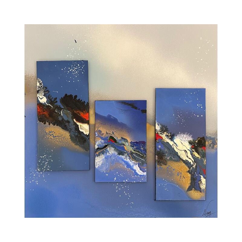 Peinture C 3269 par Naen | Tableau Abstrait Acrylique Encre