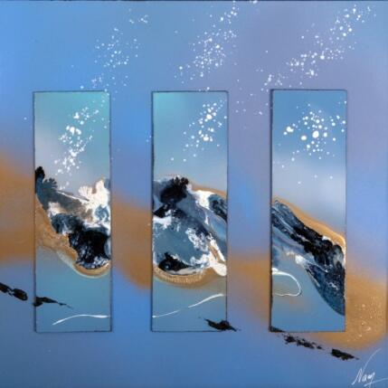 Peinture C 3649 par Naen | Tableau Abstrait Acrylique, Encre