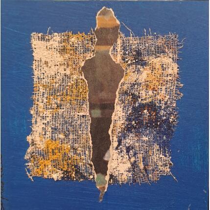 Peinture L'affiche d'Art par Rocco Sophie | Tableau Art Singulier Acrylique, Collage, Sable