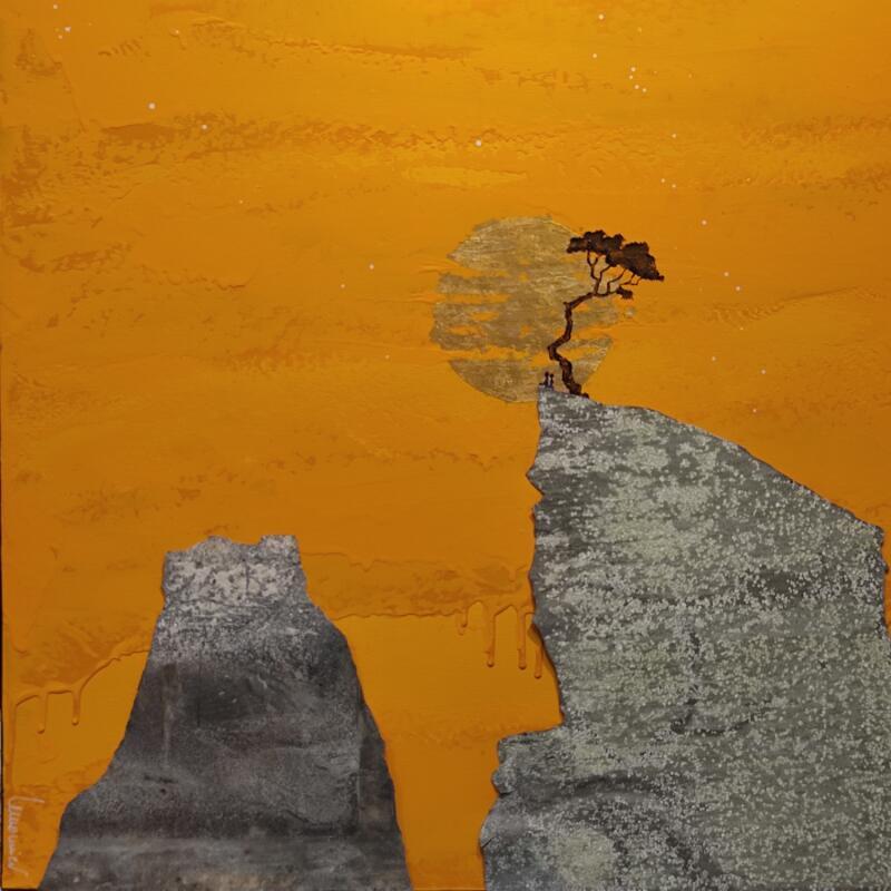 Painting L'instant présent by Lemonnier  | Painting Subject matter Landscapes Acrylic Zinc