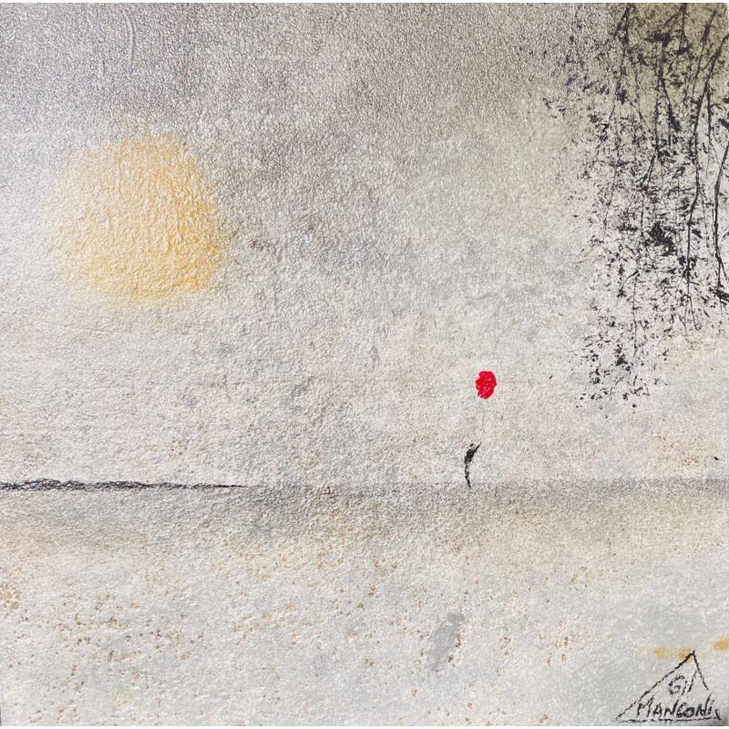 Gemälde Chély von Manconi Gil | Gemälde Materialismus Landschaften Metall Upcycling