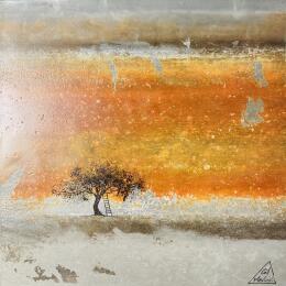 Painting Dalila by Manconi Gil | Painting Subject matter Metal, Upcycling Landscapes, Pop icons