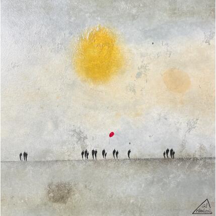 Gemälde Danie von Manconi Gil | Gemälde Materialismus Metall, Upcycling Landschaften, Pop-Ikonen