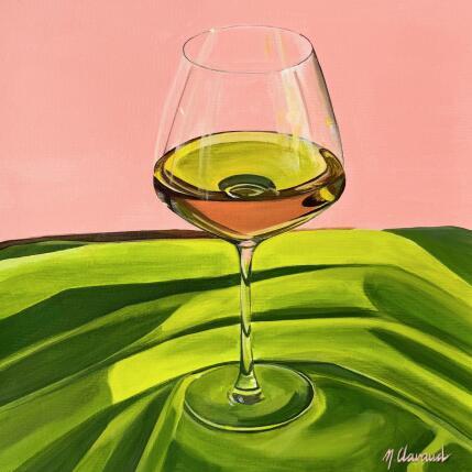 Gemälde SUNLIT GLASS von Clavaud Morgane | Gemälde Figurativ Acryl Alltagsszenen, Stillleben