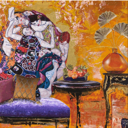 Peinture La tendresse par Romanelli Karine | Tableau Pop-art Acrylique, Aquarelle, Ardoise, Bois, Carton, Collage, Encre, Feuille d'argent, Feuille d'or, Fusain, Gouache, Graffiti, Grès, Huile, Laque, Métal, Papier, Pastel, Pigments, Plexiglas, Posca, Poudre de marbre, Pyrogravure, Résine, Sable, Textile, Upcycling, Zinc Animaux, Architecture, Cinéma, Enfant, Icones Pop, Marine, Minimaliste, Mode, Musique, Nature, Natures mortes, Noir & blanc, Nu, Paysages, Portraits, Scènes de vie, Société, Sport, Urbain