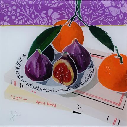 Peinture Andy hésitait sur le dessert par Auriol Philippe | Tableau Figuratif Acrylique, Plexiglas, Posca Natures mortes