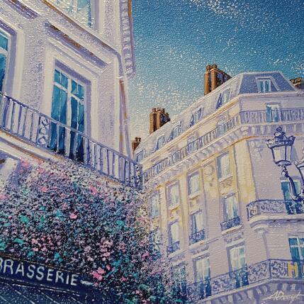 Painting La brasserie by Dessapt Alan | Painting Figurative Acrylic, Oil Urban