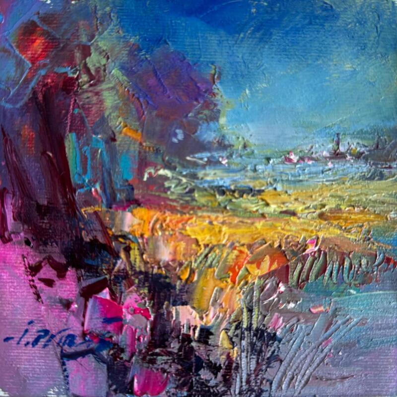 Painting  The Path of Goodness  by Petras Ivica | Painting Impressionism Landscapes Oil