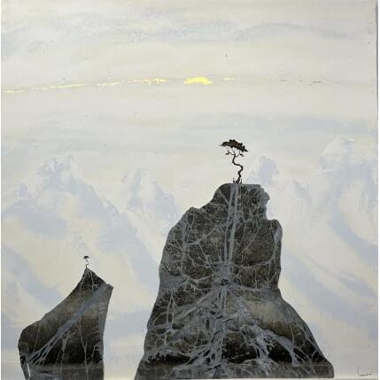 Painting A 568 - Nos racines by Lemonnier | Painting Subject matter Acrylic, Zinc Landscapes