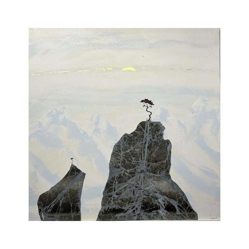 Painting A 568 - Nos racines by Lemonnier  | Painting Subject matter Landscapes Acrylic Zinc