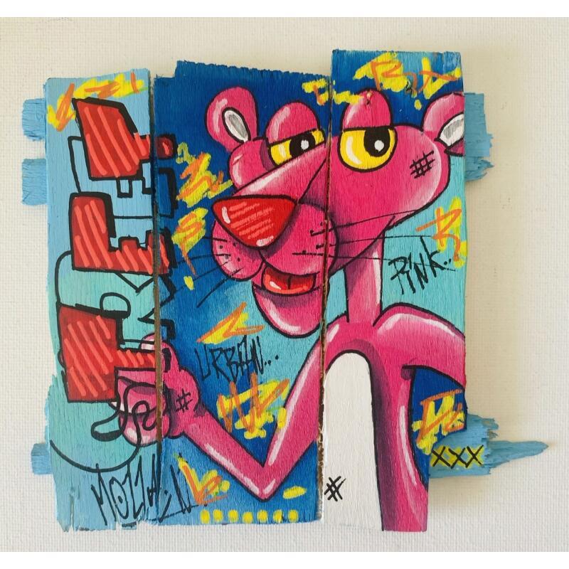 Peinture Pink par Molla Nathalie  | Tableau Pop-art Icones Pop Acrylique Posca