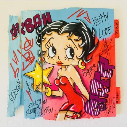 Peinture Betty Love par Molla Nathalie  | Tableau Pop-art Acrylique, Posca Icones Pop